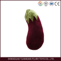 EN71 approved wholesale eggplant shaped vegetable pillow plush toy